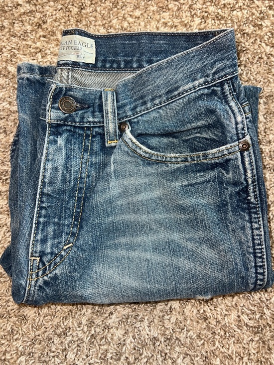 American Eagle Outfitters Other - American Eagle Outfitters Young Men’s  Washed Blue Jeans Loose Fit  Sz 26/28